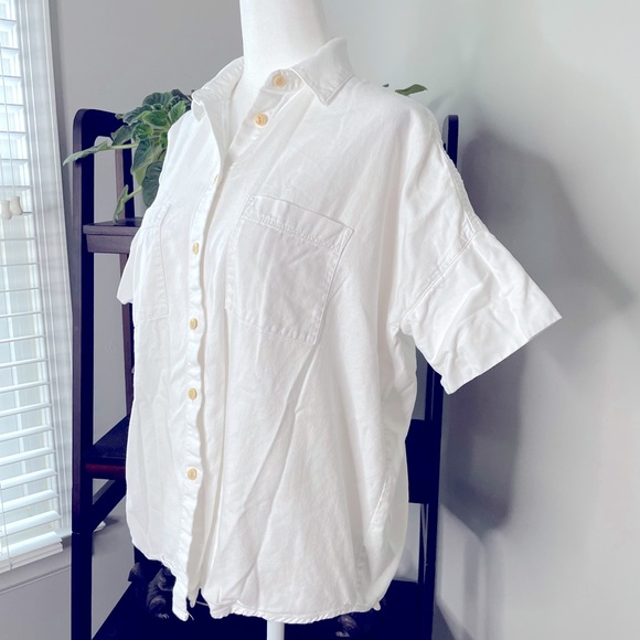 Madewell Short Sleeve Button Down Courier - Picture 5 of 8